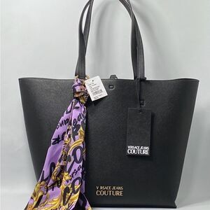 Versace Jeans Couture Logo Tote Bag